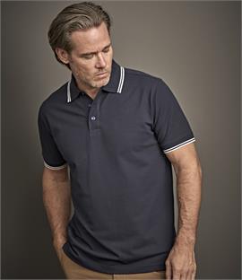 Tee Jays Luxury Stretch Tipped Polo Shirt